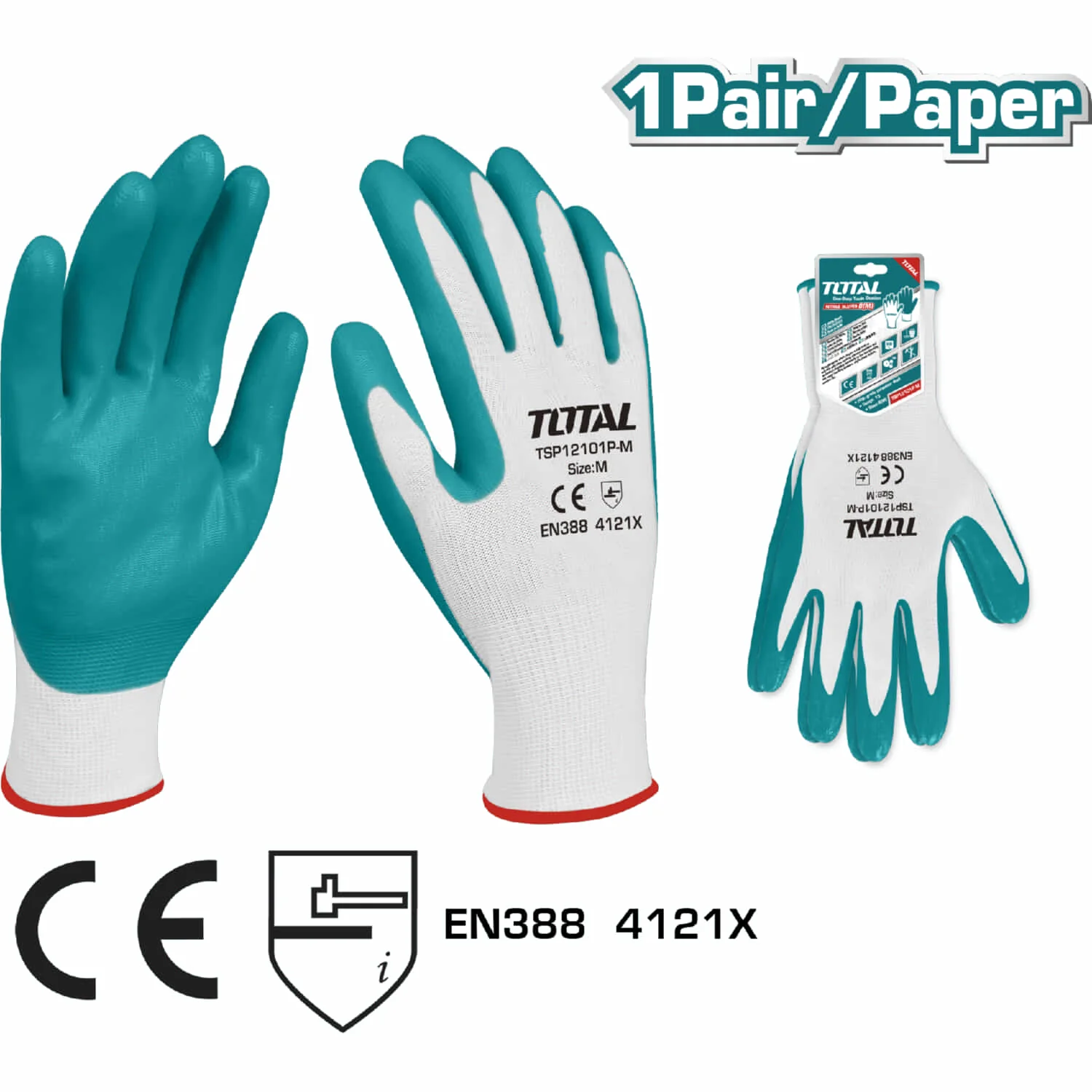 (1 Par) Guantes De Nitrilo En La Palma. - Image 3