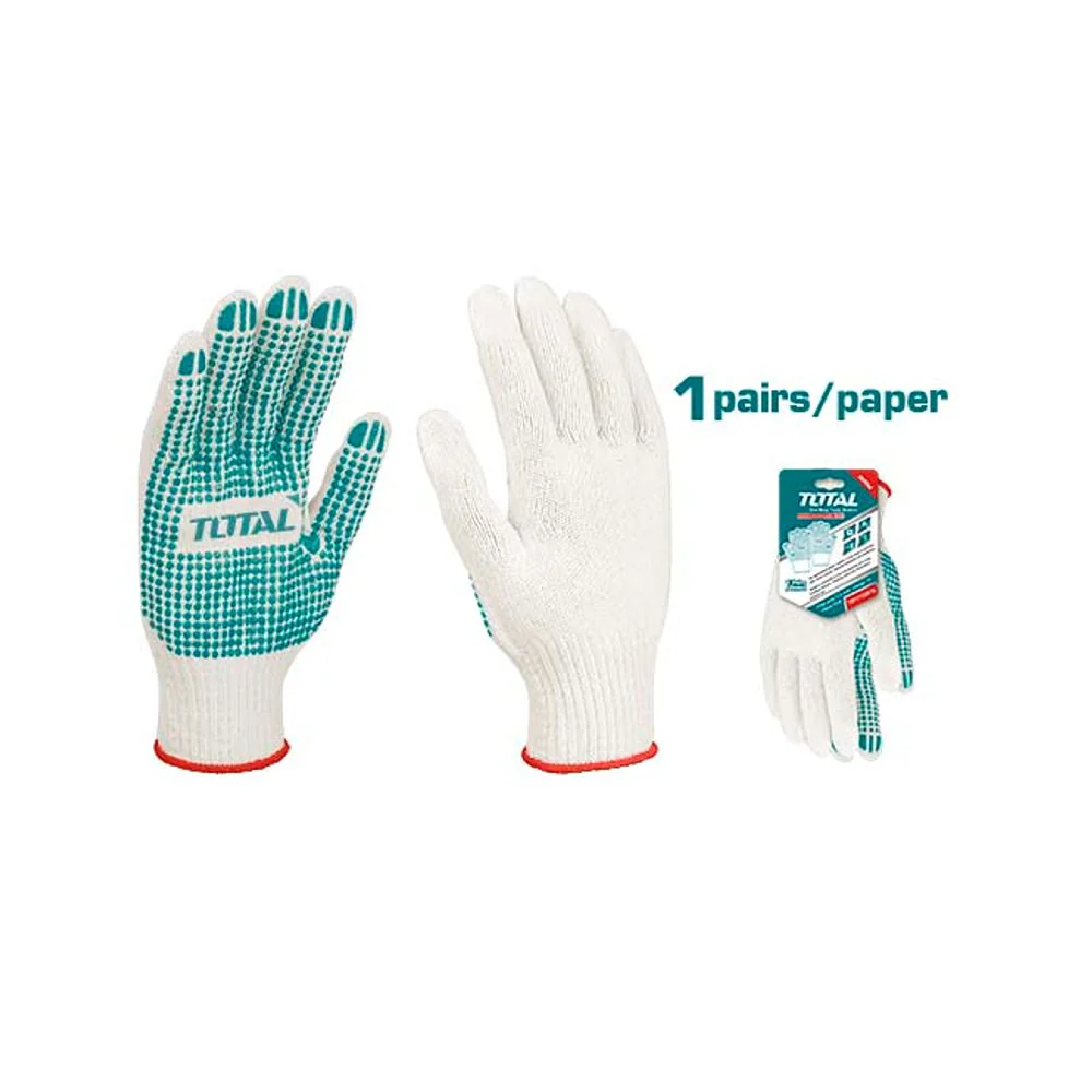 (1 Par) Guantes De Puntos De PVC. Calibre 10. Medida 10 (XL). - Image 2