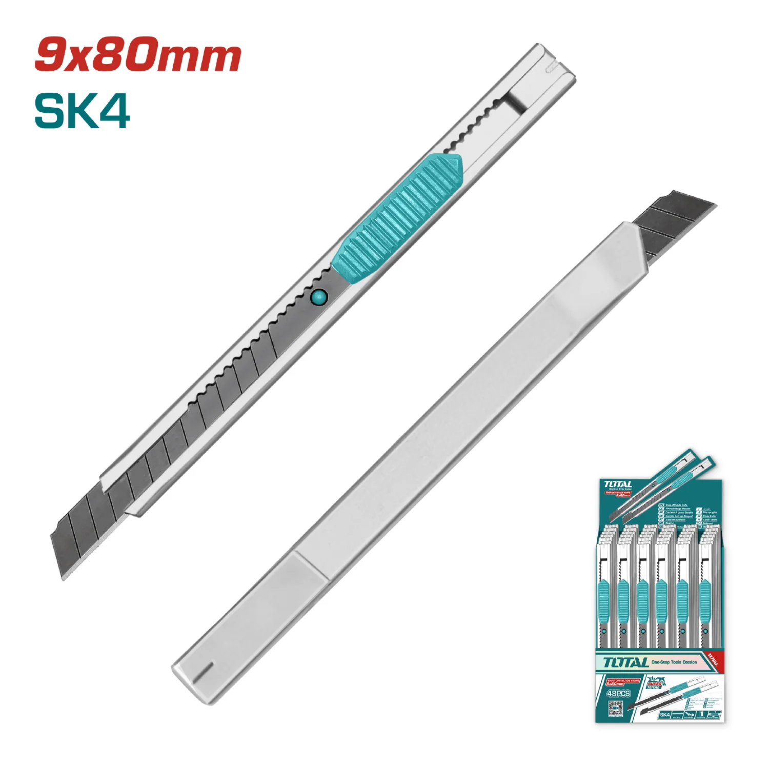 (1 Pza Suelta) Exacto De 130 Mm. Con Cuchillas De 9 Mm X 80 Mm. De De Acero Inoxidable. - Image 2