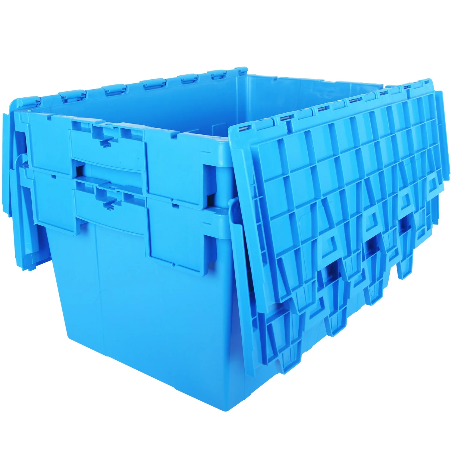 Caja Logística Con Tapa De Bisagra, Para Apilar O Encajar Medida Externa 600Lx400ax315h Mm ( 1 Una Pza ) - Image 3