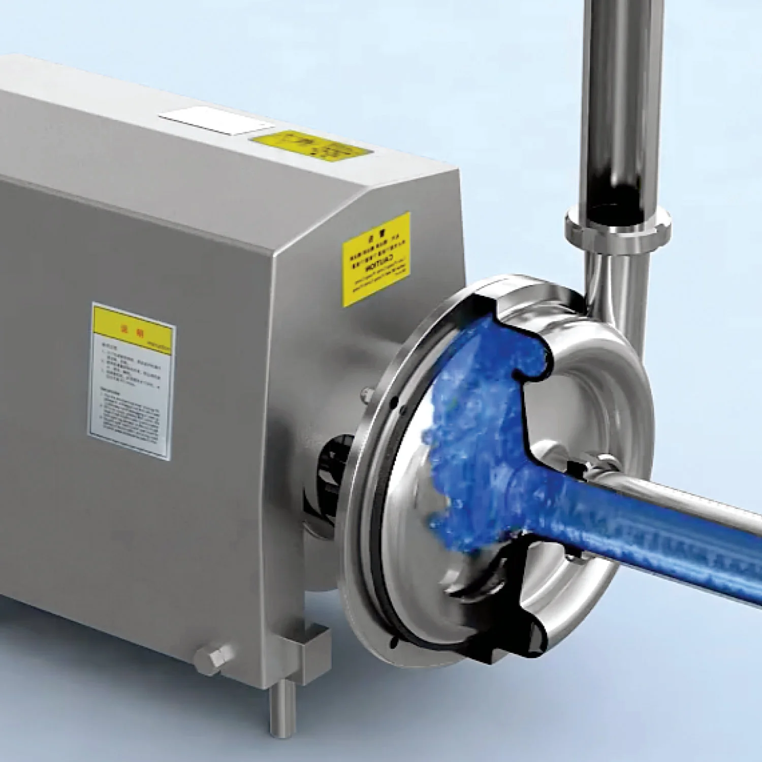 2.01 Hp. Bomba Centrifuga Sanitaria 210-230V 50Htz/ 440-480V 60Htz.316L/ FPM / SIC/SIC/FPM.3A. - Image 2