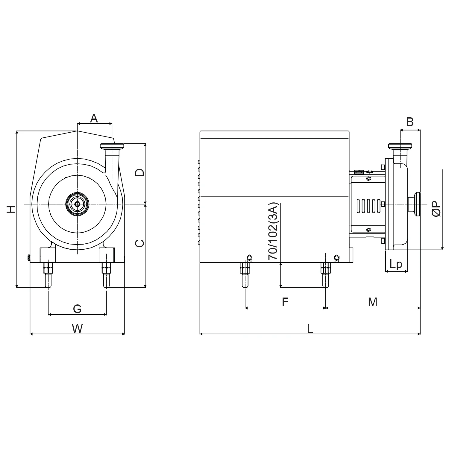 2.01 Hp. Bomba Centrifuga Sanitaria 210-230V 50Htz/ 440-480V 60Htz.316L/ FPM / SIC/SIC/FPM.3A. - Image 4