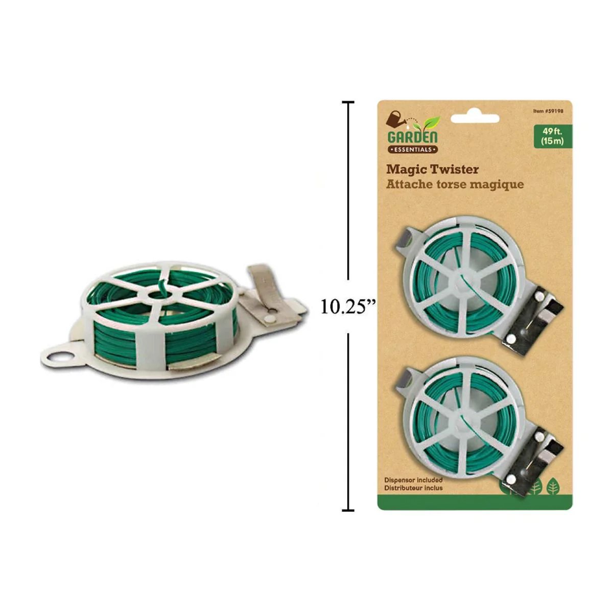 2 Paq. De Lazo De Torcedura Twist Tie Para Amarrar Con Cortador 15 Mts Cada Rollo - Image 4