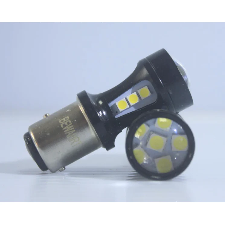 (2 Pcs) Foco Led S25 7528 Luz Blanca Para Stop De RKG150 / RK150 /BLOG150 / TX200NEW /TX150