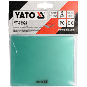 5 Pzas Reemplazo Vidrio Para Casco De Soldar Para Yt-3921 - Image 2