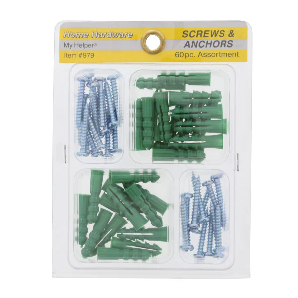 (60 Piezas) Kit De Tornillos Y Anclajes Para Reparación - Image 3