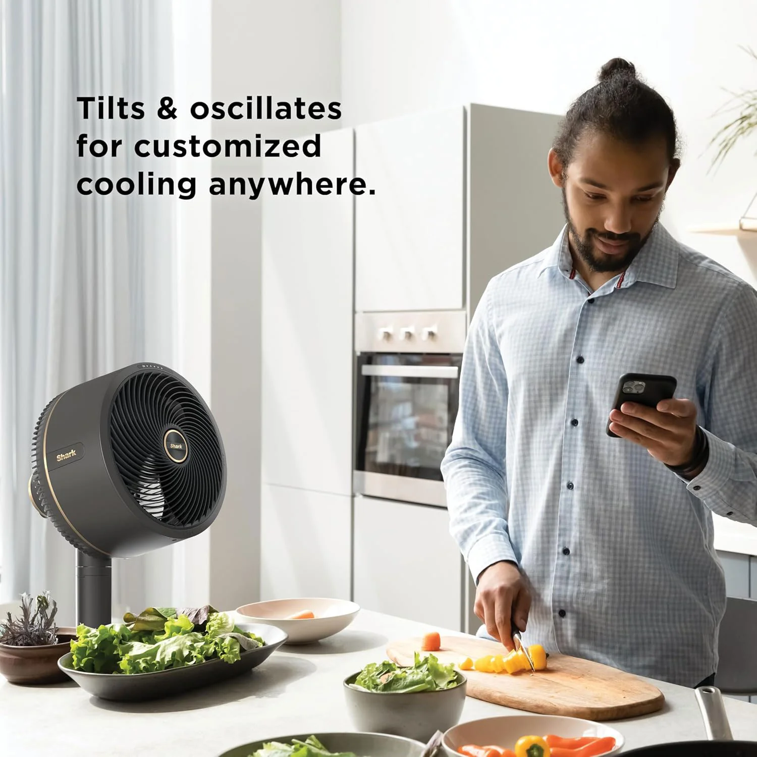 Abanico Recargable Instacool Shark. Ventilador Con Difusor De Interior Y Experior FA222. - Image 3