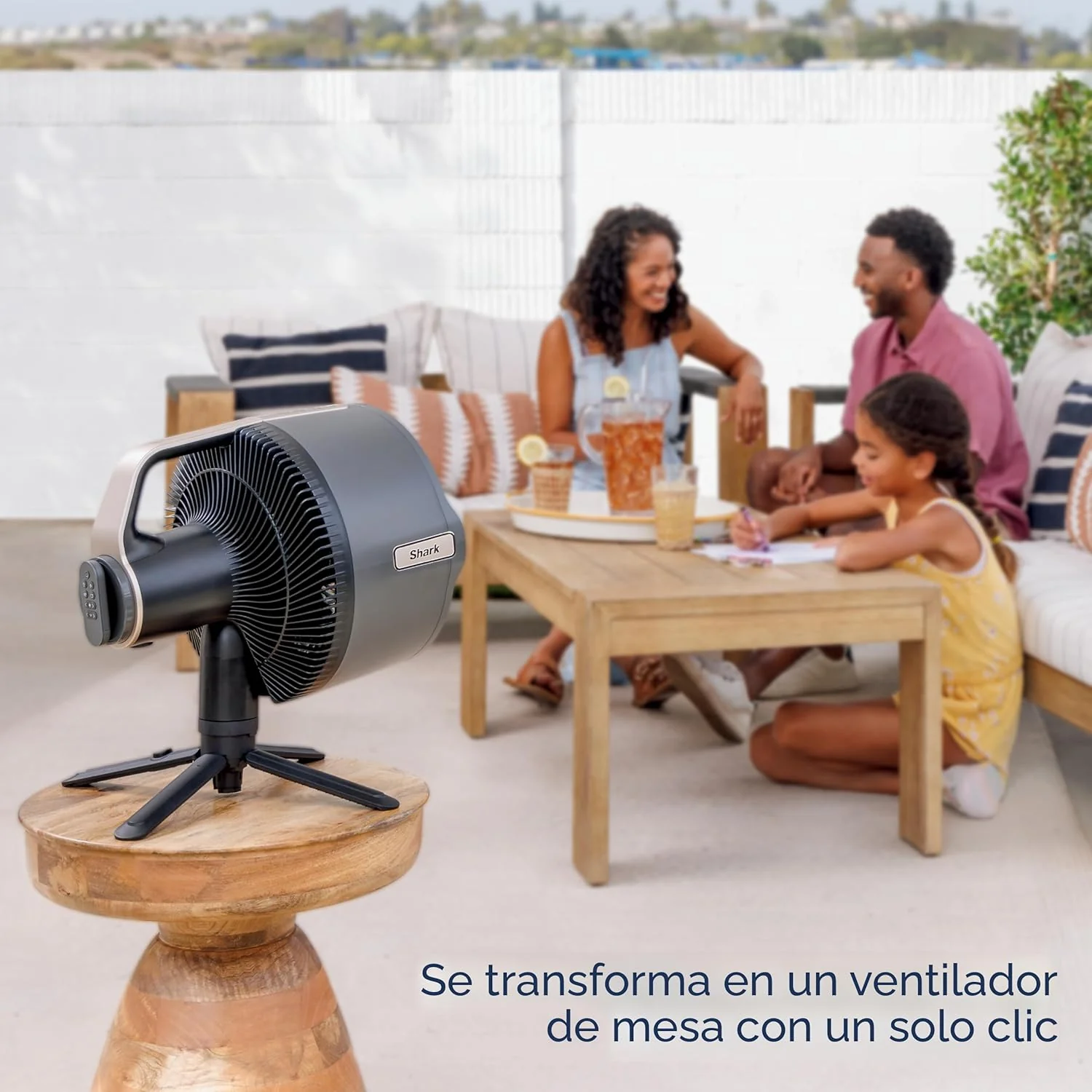 Abanico Recargable Instacool Shark. Ventilador Con Difusor De Interior Y Experior FA302. - Image 4