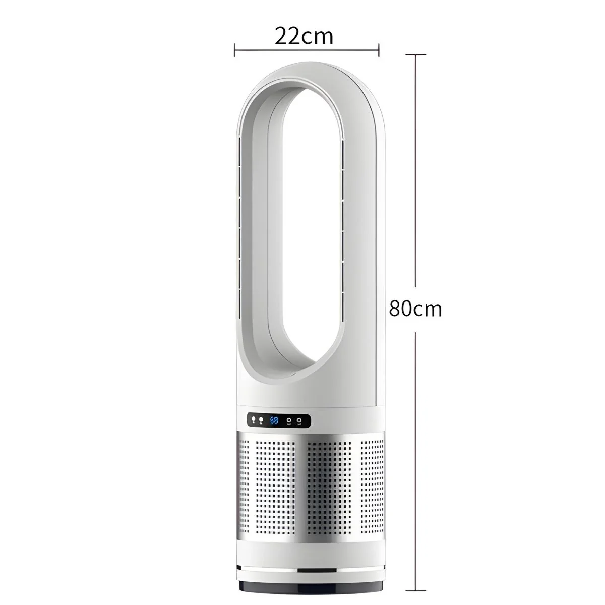 Abanico Sin Aspas Y Purificador De Aire De 32” (80X22cm) 110V. Ventilador De 40W. Elimina El 99.95 % De Partículas PM 2.5 - Image 2