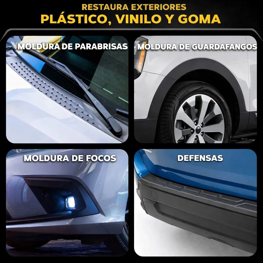 Abrillantador Protector De Vinil Y Plástico 16 Oz. Meguiars Ultimate Black - Image 6