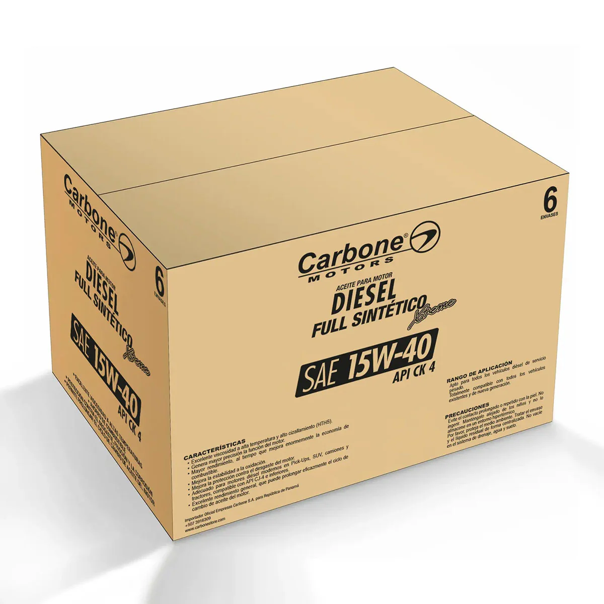 ACEITE DE MOTOR 15W-40 SAE API CK-4 FULL SINTETICO PARA MOTORES DIESEL ( 1 LT ) - Image 3