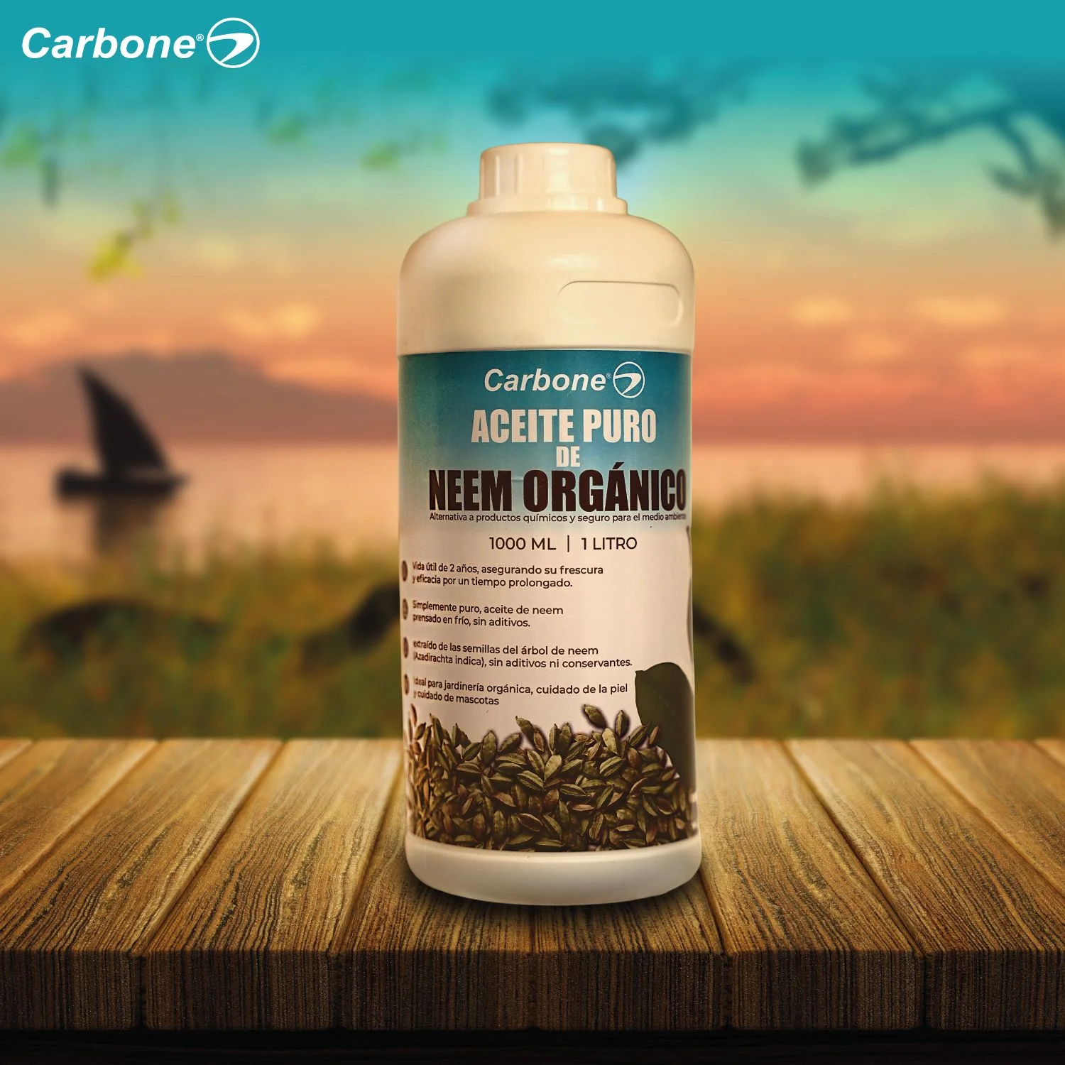 Aceite De Neem Puro 1 Litro, Orgánico, Para Plagas De Plantas. - Image 2
