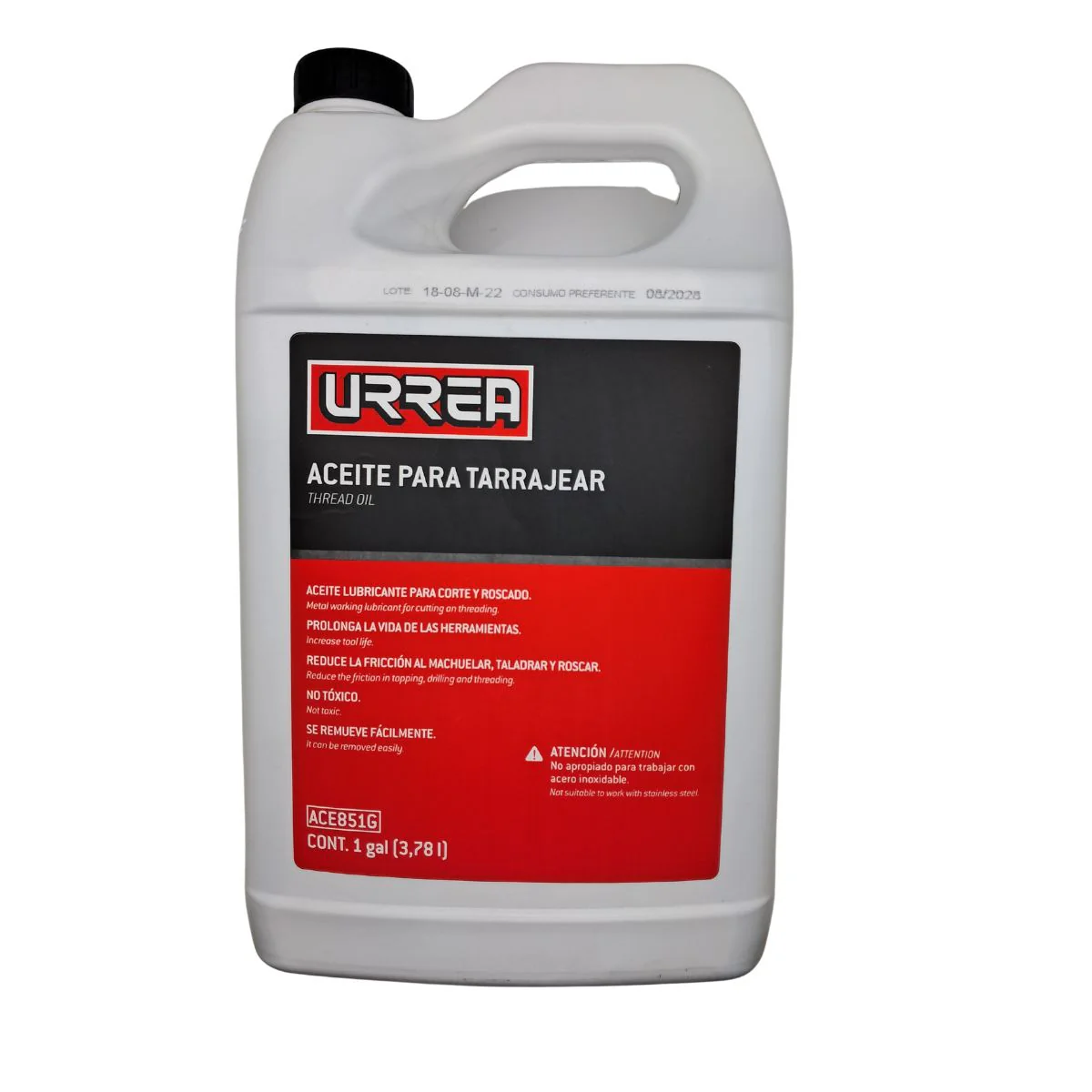 Aceite Taladrina 1 Gal Urrea Aceite Emulsionable Para Perforar Tarrajear O Mecanizar
