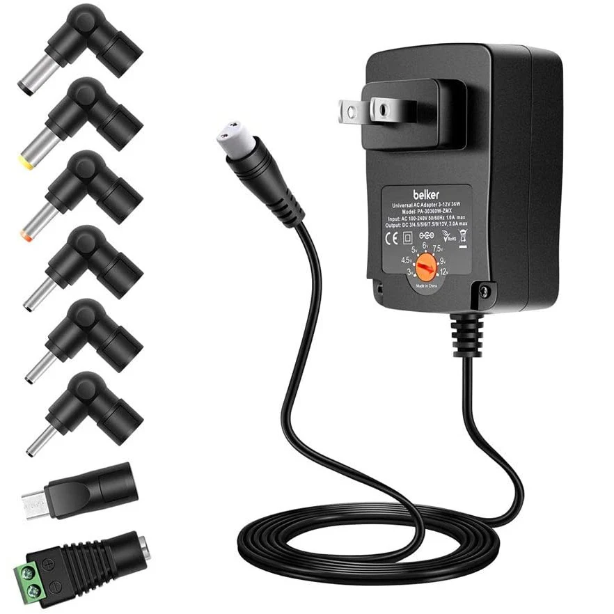 Adaptador De Corriente Ajustable - AC DC 3V, 4.5V, 5V, 6V, 7.5V 9V 12V 2A 2.5A 3A - Image 3