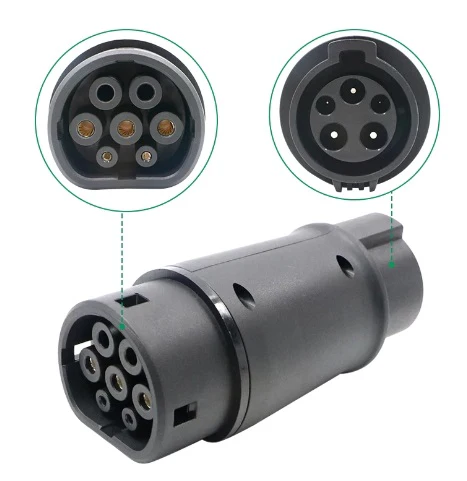 Adaptador De Enchufe Carga J1772 Tipo1 A Carro Puerto Tipo 2 Estandar Europeo - Image 3