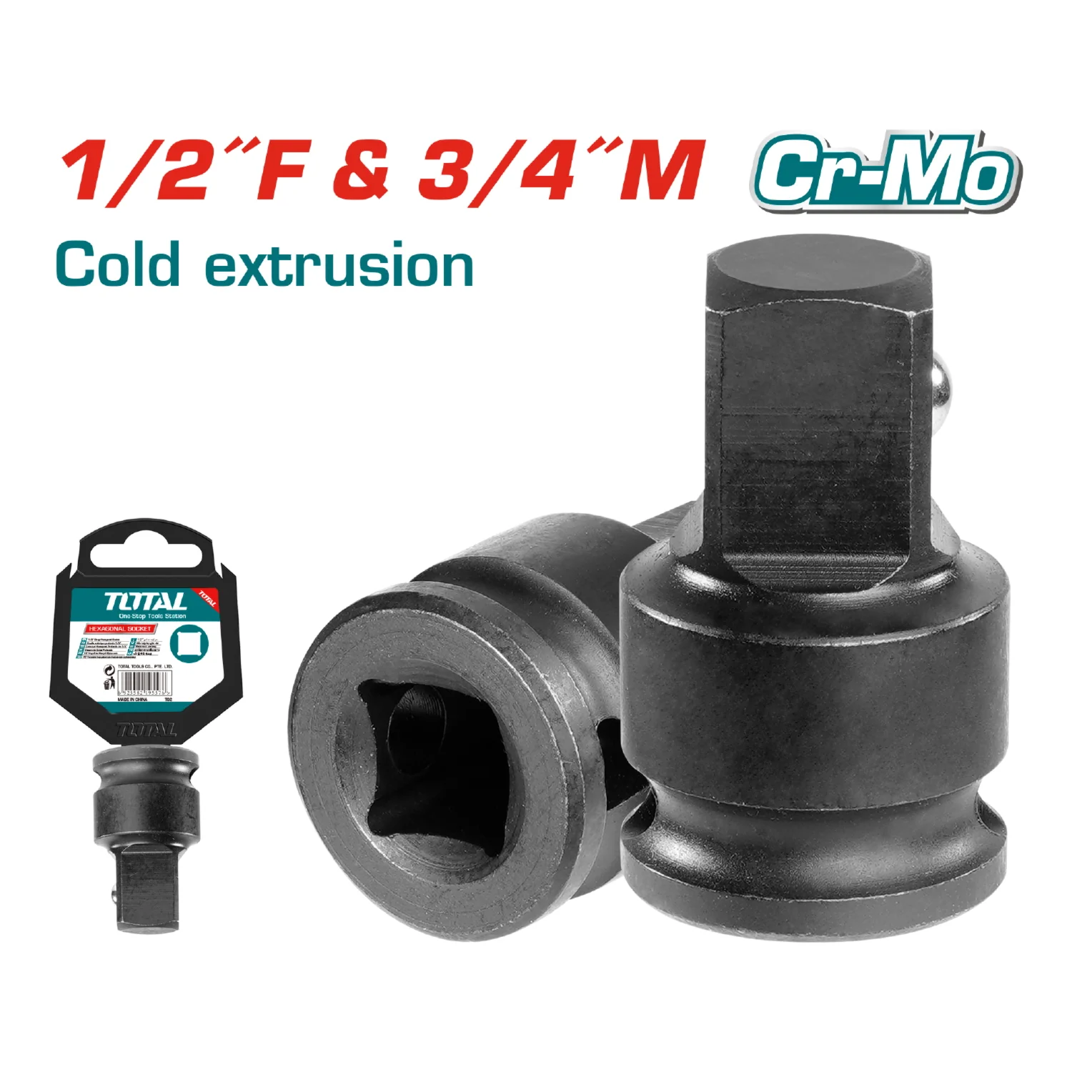 Adaptador Para Dado De Impacto 1/2"(H) X 3/4"(M) - Image 2