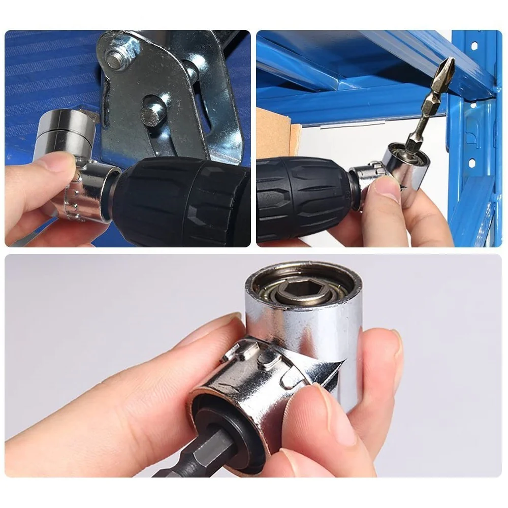 Adaptador De Punta Para Taladro De ¼” En Ángulo Recto De 105° - Image 5