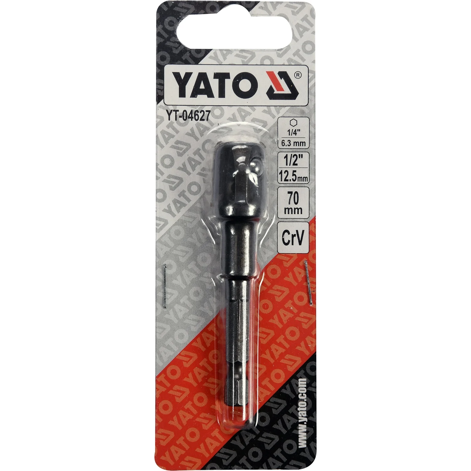 Adaptador Socket Vástago Hexagonal Extensión 1/2" 70 Mm Largo - Image 3