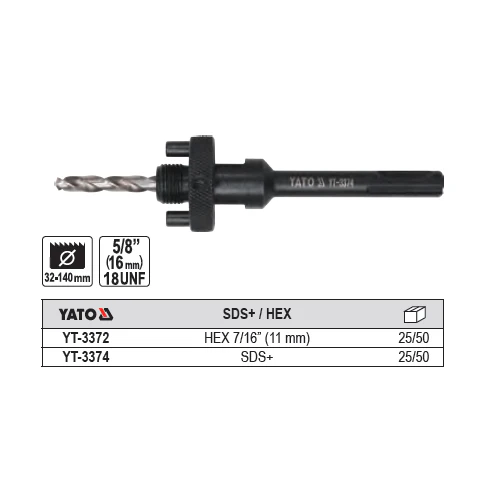 Adaptadores Para Brocas Copa Circular Sacabocado Hexagonal Y SDS Plus - Image 4