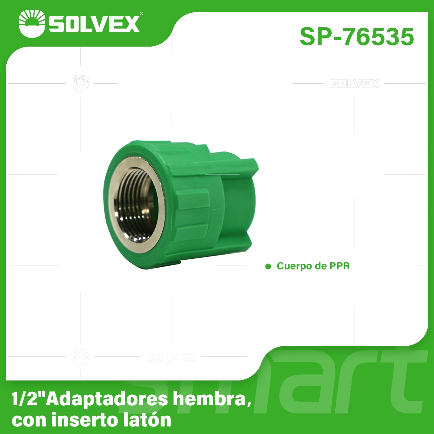 Adaptadores PPR Hembra. Uniones Conectores Termofusión Para Agua. - Image 2