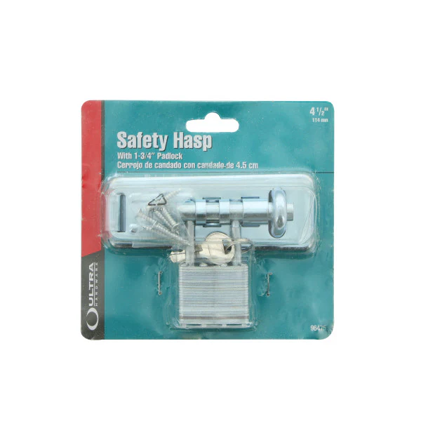 Aldaba De Seguridad De 4-1/2" Con Candado De 1-3/4" - Image 3