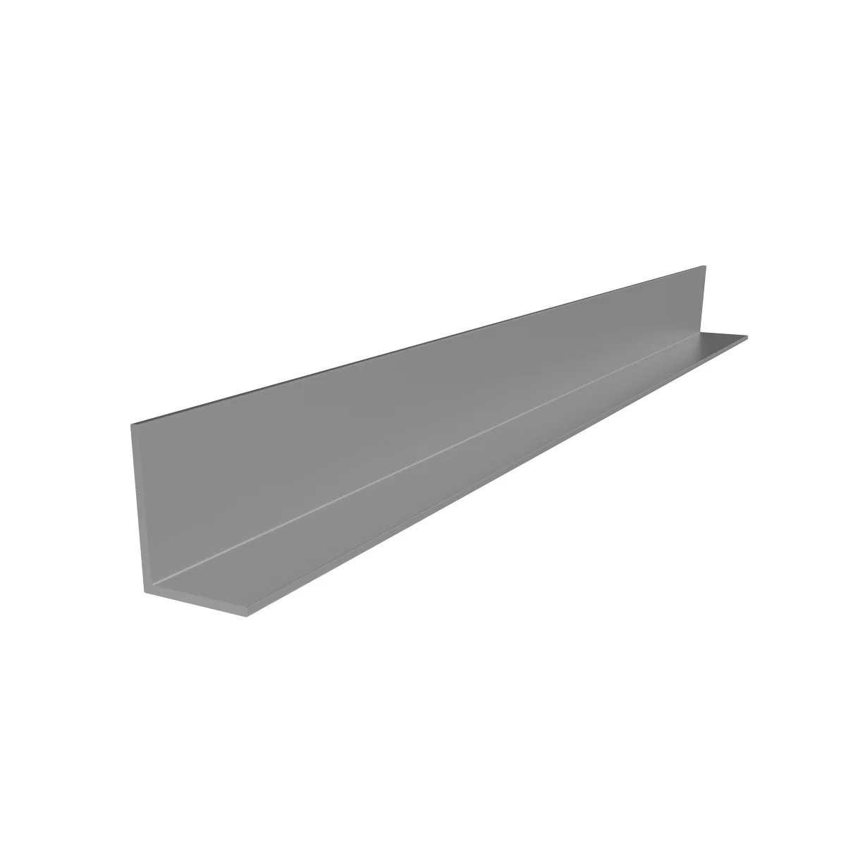 Angulo De 1 1/2"X1 1/2" Espesor 1.6 Mm. Largo 5.85 Mts. Acabado Anodizado Silver 15 Micron.