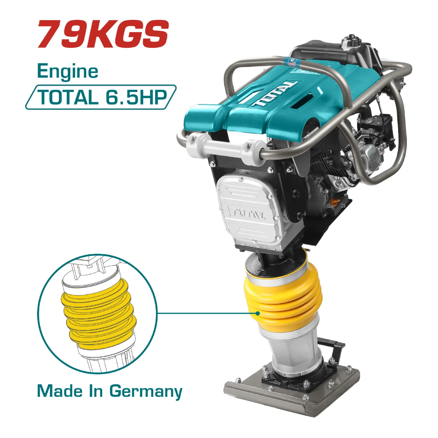Apisonadora Bailarina Compactadora Sapo A Gasolina Motor 4.8Kw (6.5HP) 79 Kg. - Image 2