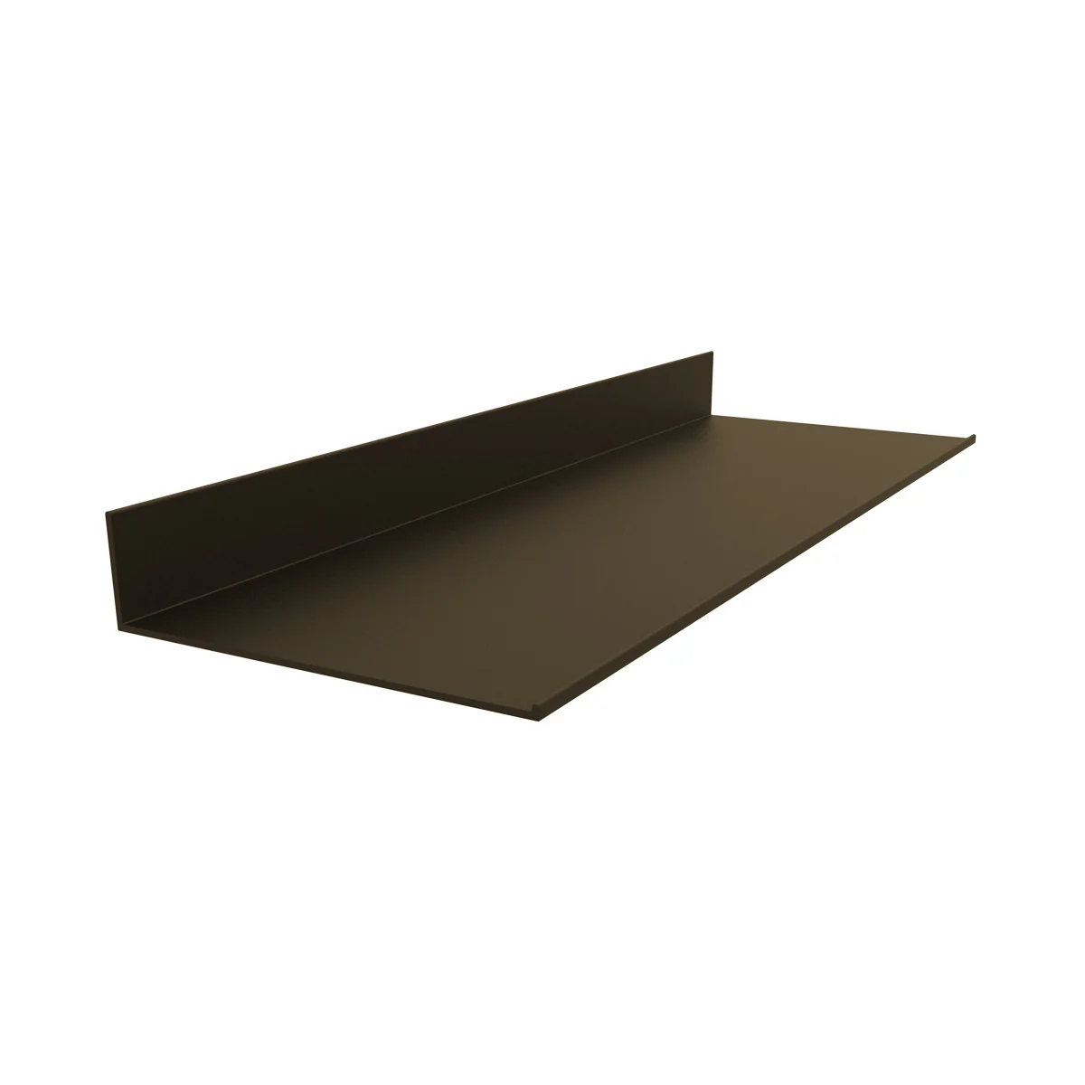 AR-13 Angulo Forma L De 4" X 1" Espesor 1.6 Mm. Largo 5.85 Mts. Acabado Anodizado Bronce 15