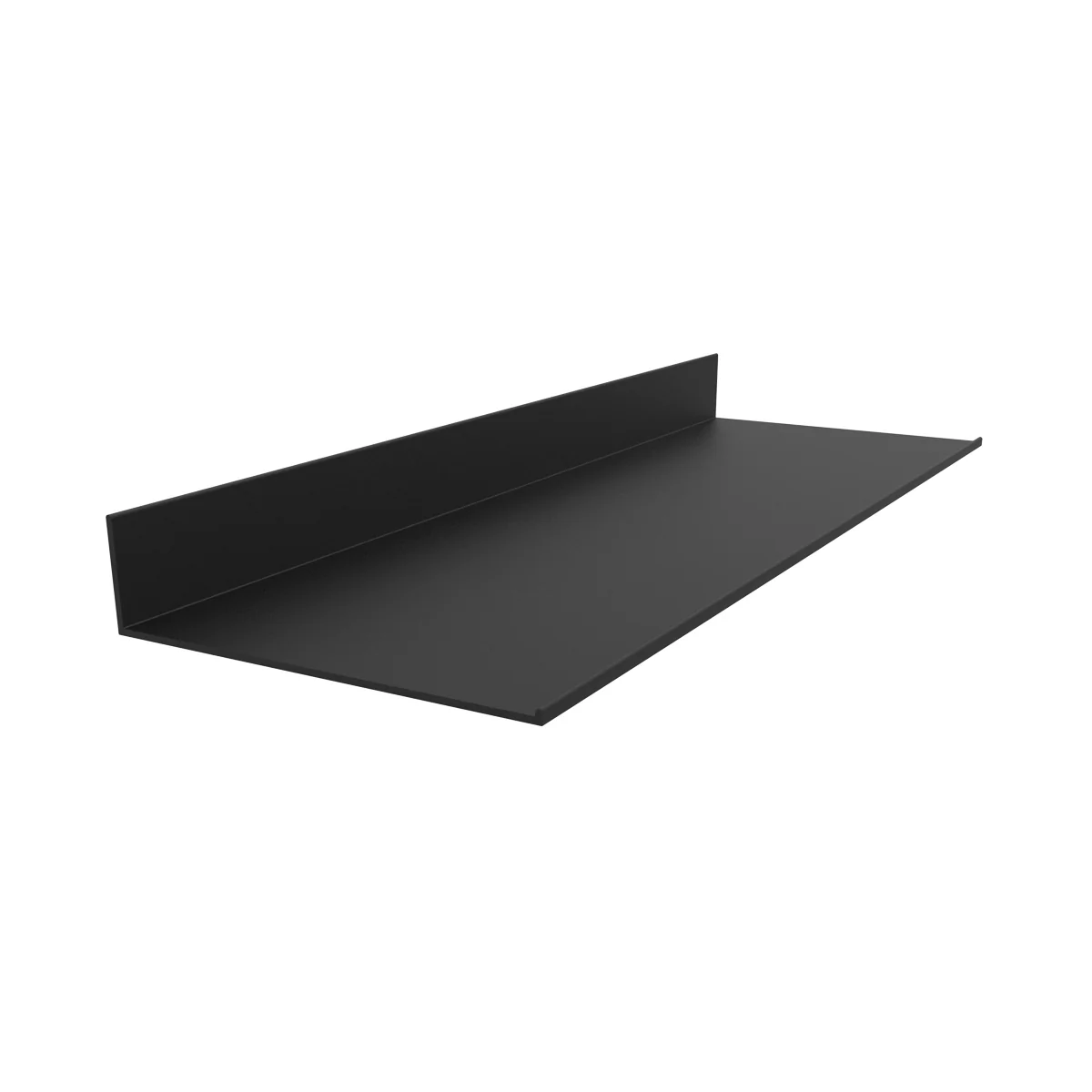 AR-13 Angulo Forma L De 4" X 1" Espesor 1.6 Mm. Largo 5.85 Mts. Acabado Anodizado Negro 15