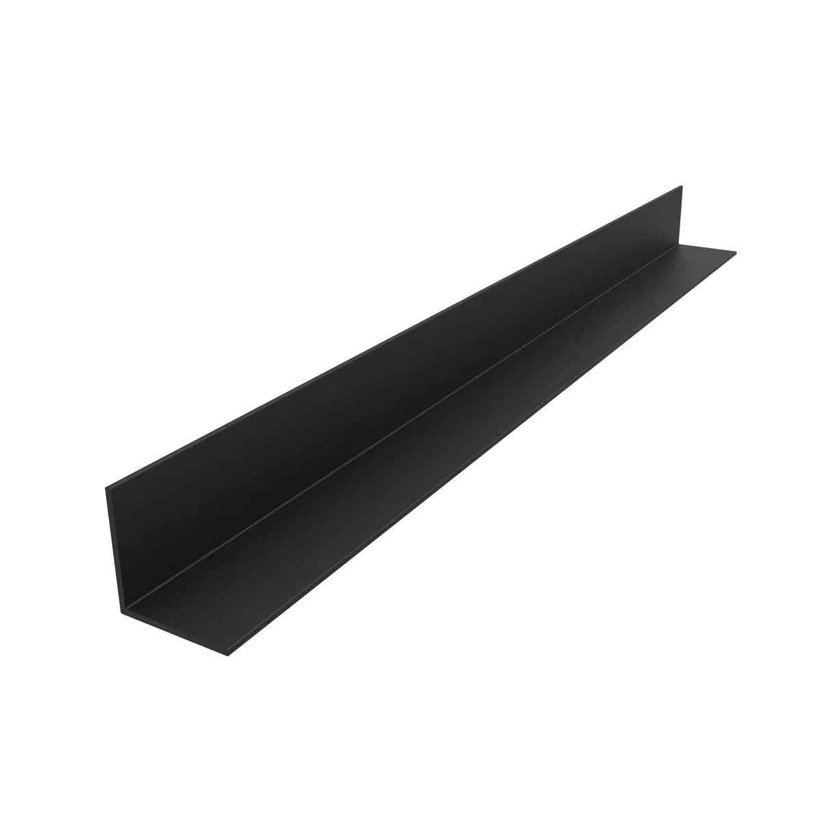 AR-4 Angulo De 1" X 1" Espesor 1.4 Mm. Largo 5.85 Mts. Acabado Anodizado Negro 15 Micron.