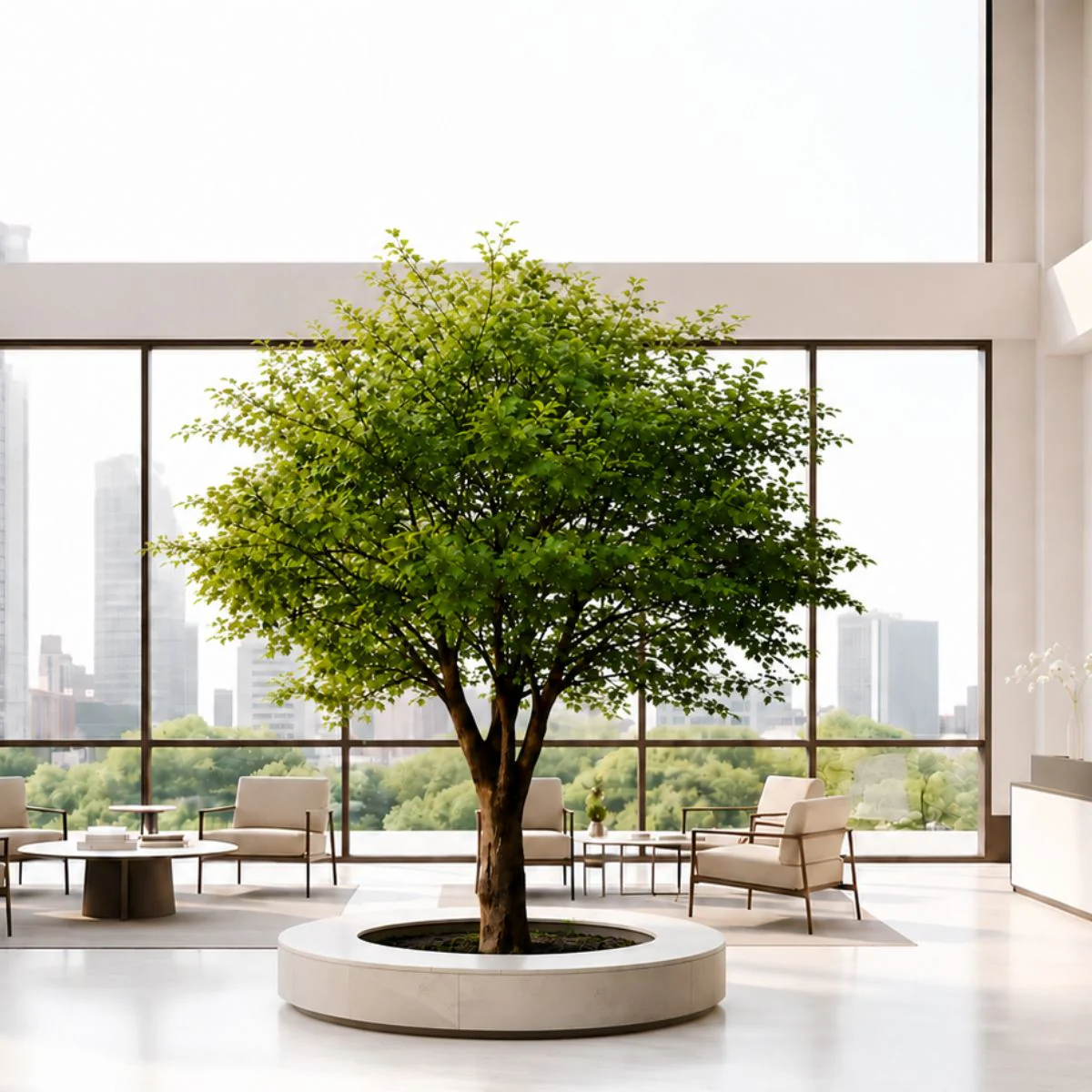 Árbol Banyan Artificial Decorativo Para Interiores 2.2Mts.
