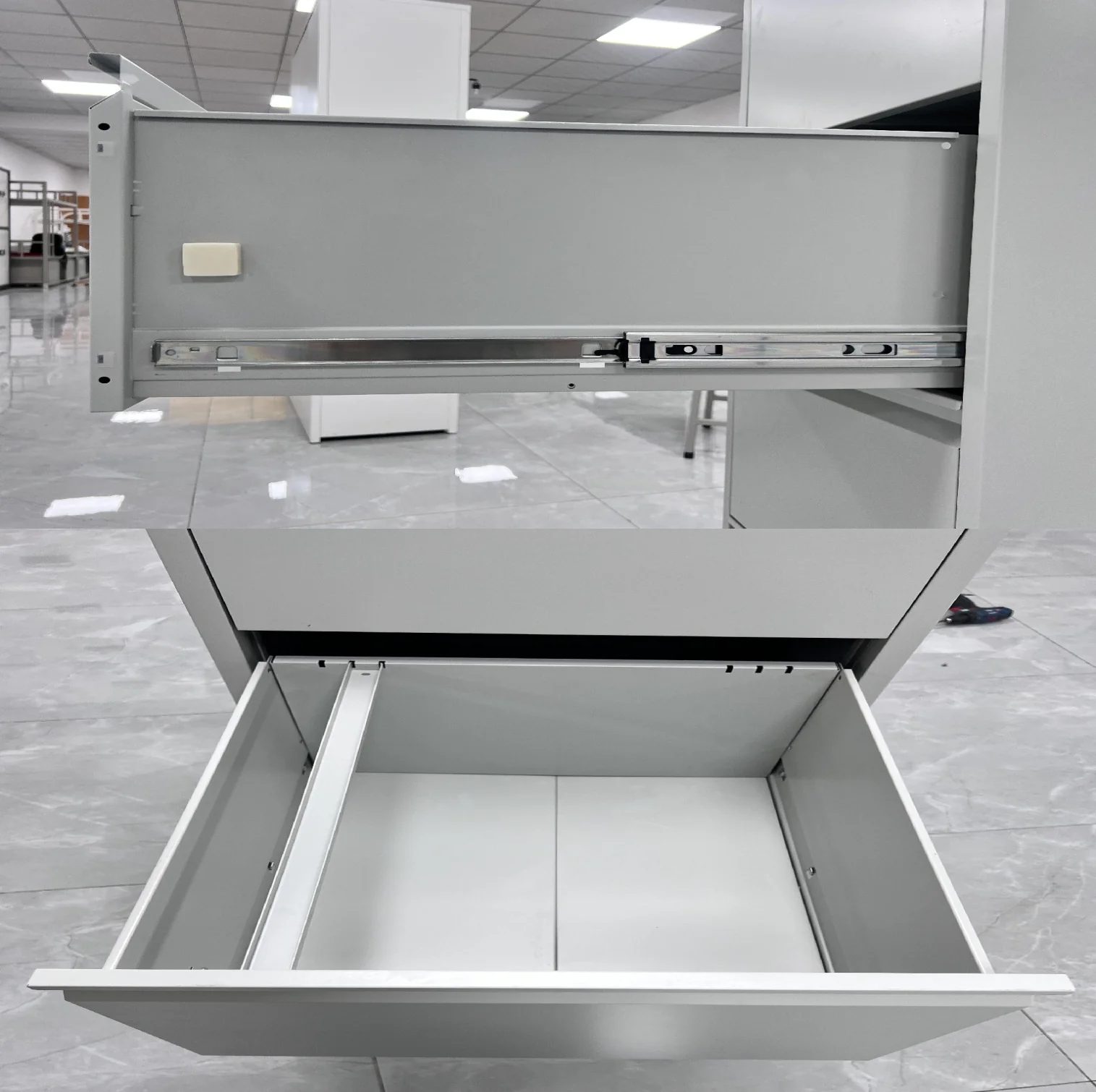 Archivador Metalico 4 Gabetas Ajustable A4/FC5 Anti-Inclinación Cerradura Central 1330X456x620mm - Image 5