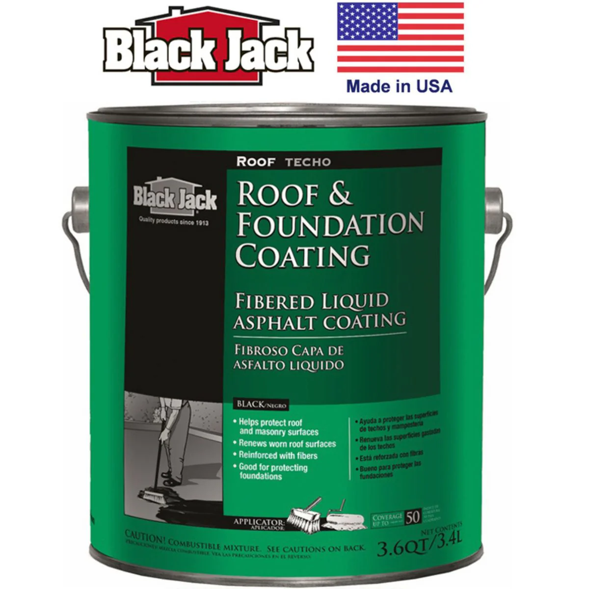 ASFALTO LIQUIDO BLACK JACK U.S.A 1 GALON