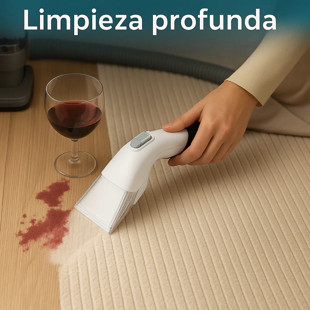 Aspiradora De Agua Spot Cleaner Limpieza De Alfombras Y Tapicería. Portátil,  500W, 120 V, 60 Hz, 1.8 L, Poder De Succión 13 Kpa. Incluye Dos Escobillas. Quita Manchas - Image 3
