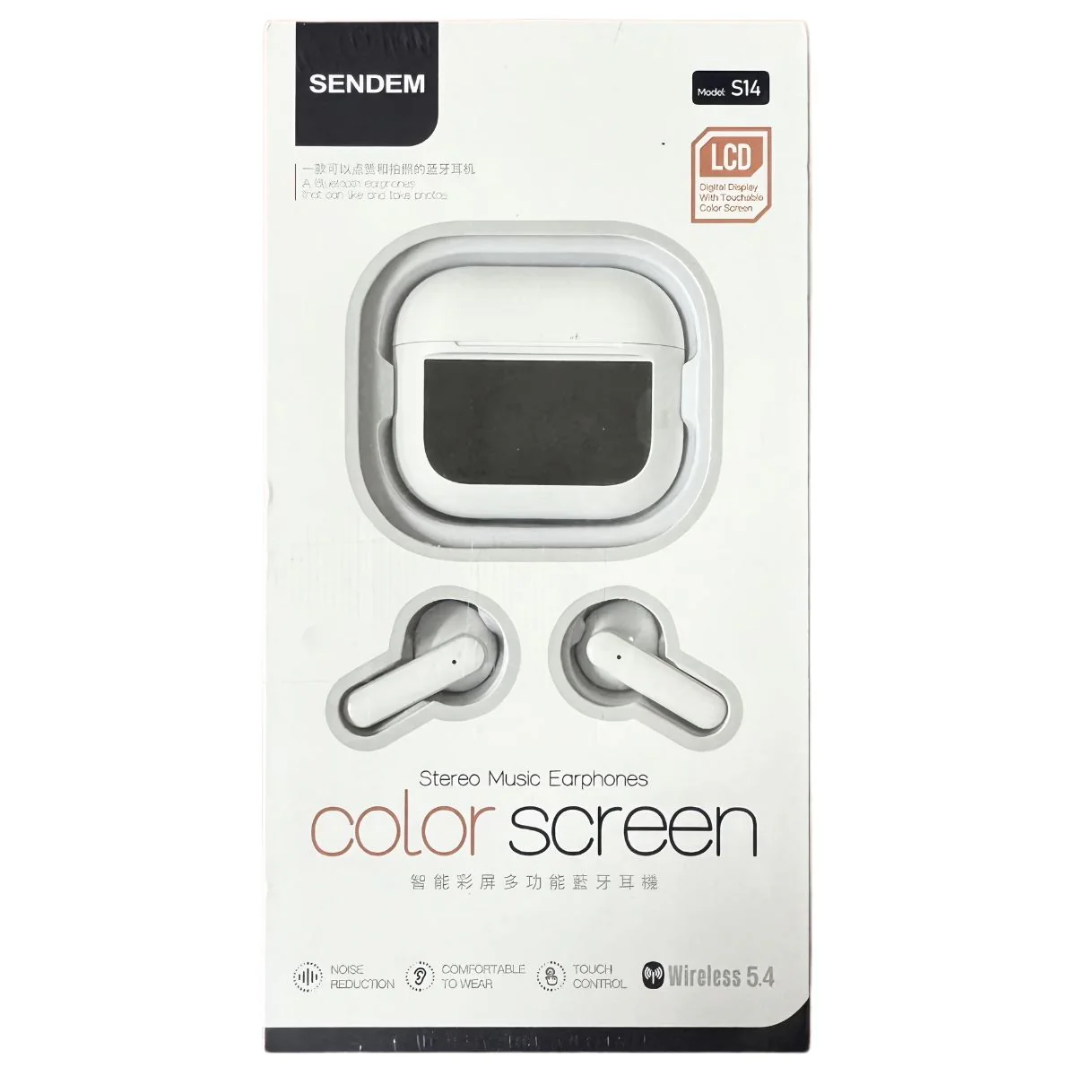 Auriculares Inalámbricos Bluetooth Con Pantalla Táctil LCD, Bluetooth Audífonos. - Image 2