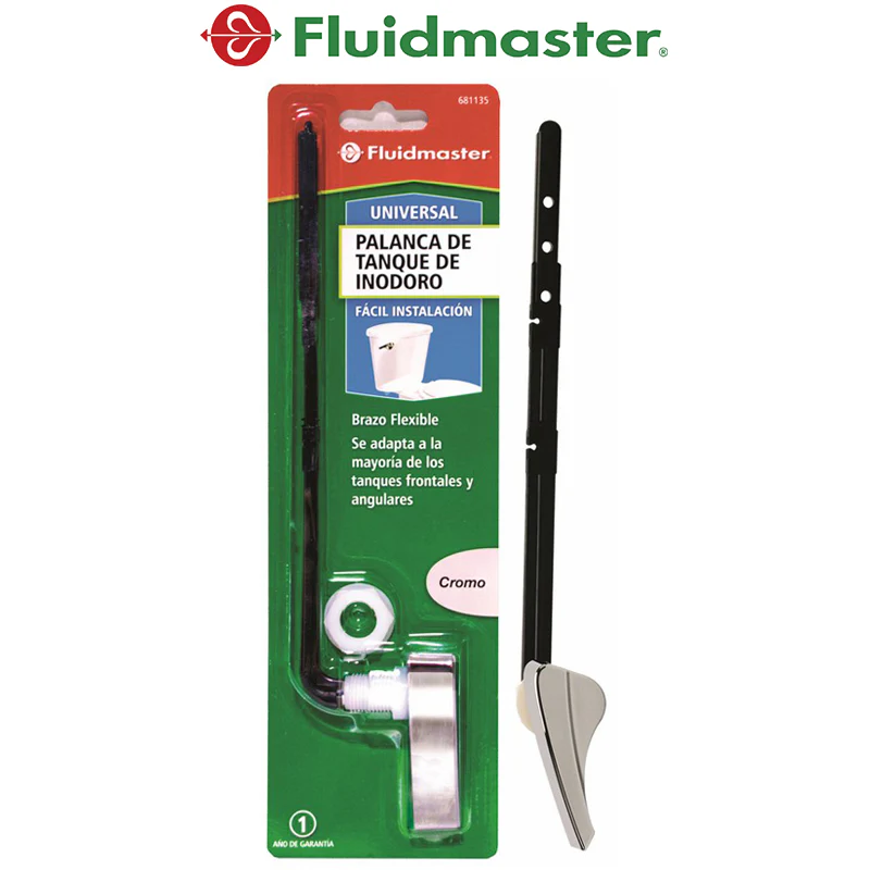 BALANCIN (6) "FLUIDMASTER" PLASTICO CROMADO PARA INODORO