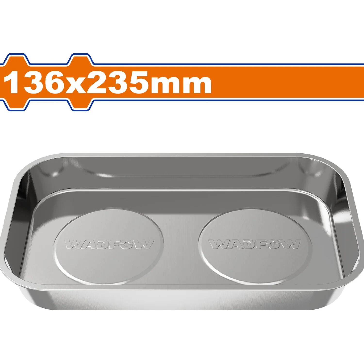 Bandeja De Almacenamiento Magnético 136X235mm. Ideal Para Tornillos Y Tuercas. Acero Inoxidable. - Image 2