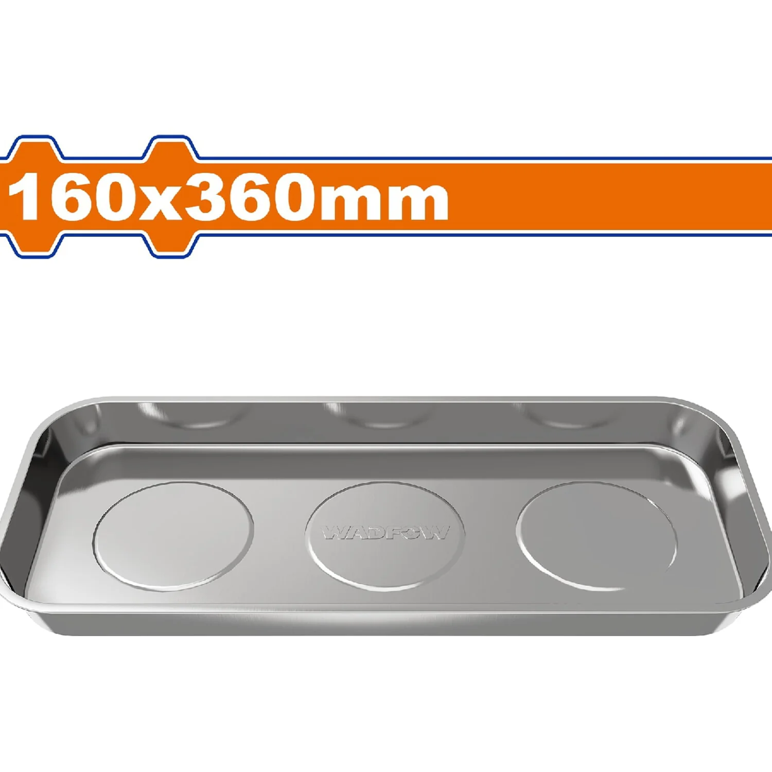 Bandeja De Almacenamiento Magnético 160X360mm. Ideal Para Tornillos Y Tuercas. Acero Inoxidable. - Image 2