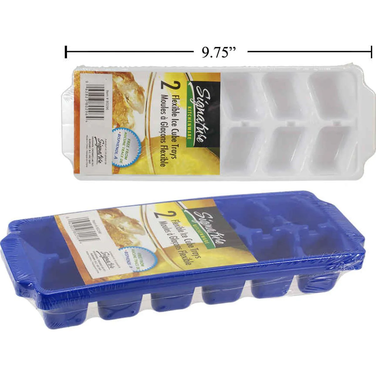 Bandejas Flexibles Para Cubitos De Hielo 10X3.5X1.5 " (2Pzas)(Viene En Colores Variados Al Azar) - Image 8