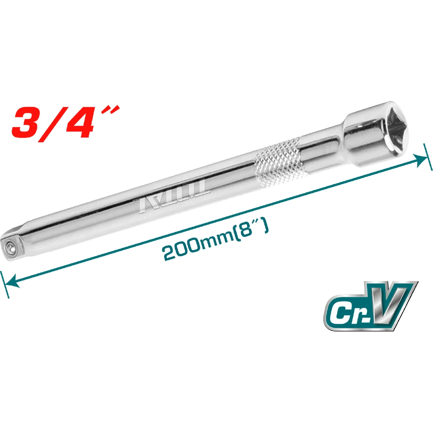 Barra De Extensión De 3/4" Para Dados. Cr-V Con Tratamiento Térmico. - Image 2