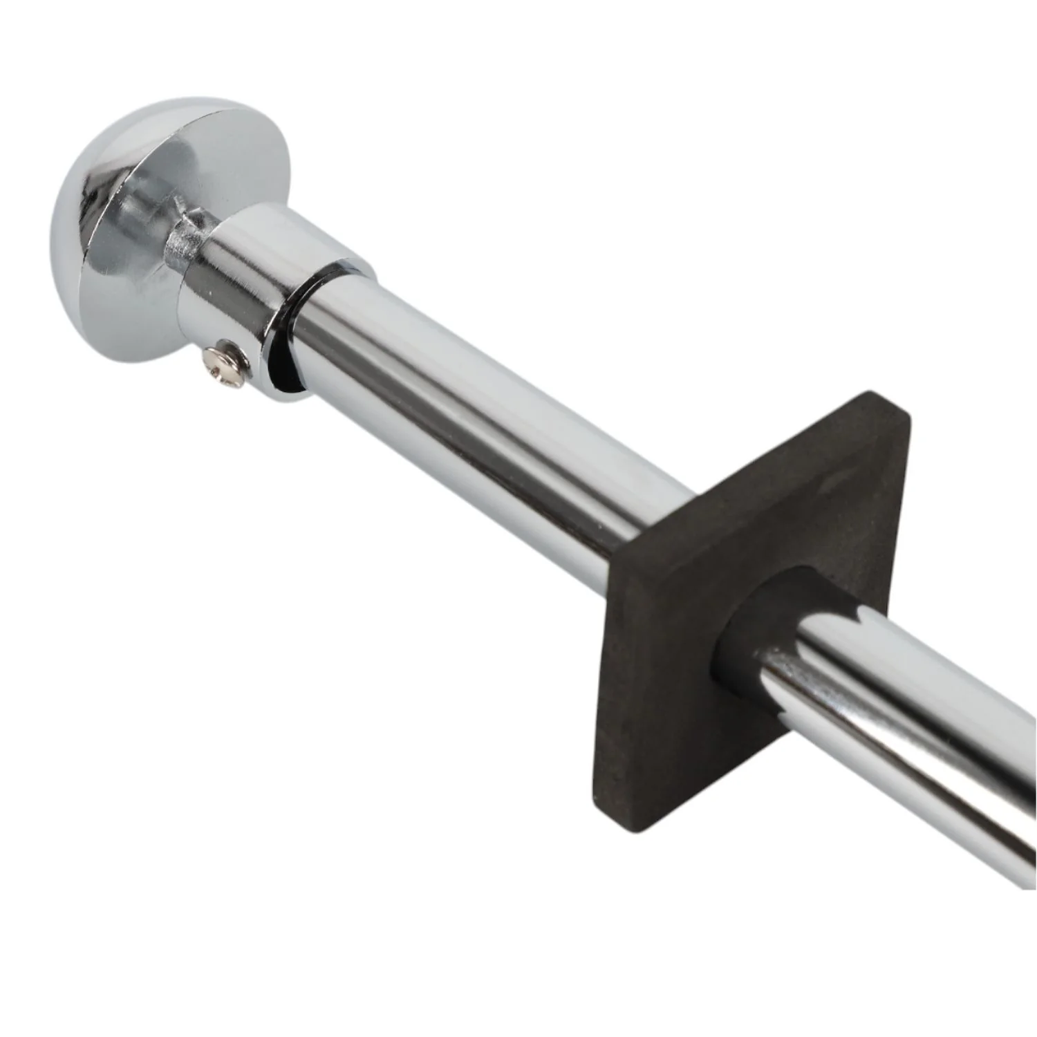Barra Tubo Ajustable Cromado Para Cortinas 100-200Cm Hierro Resistente Y Diseño Moderno. - Image 2