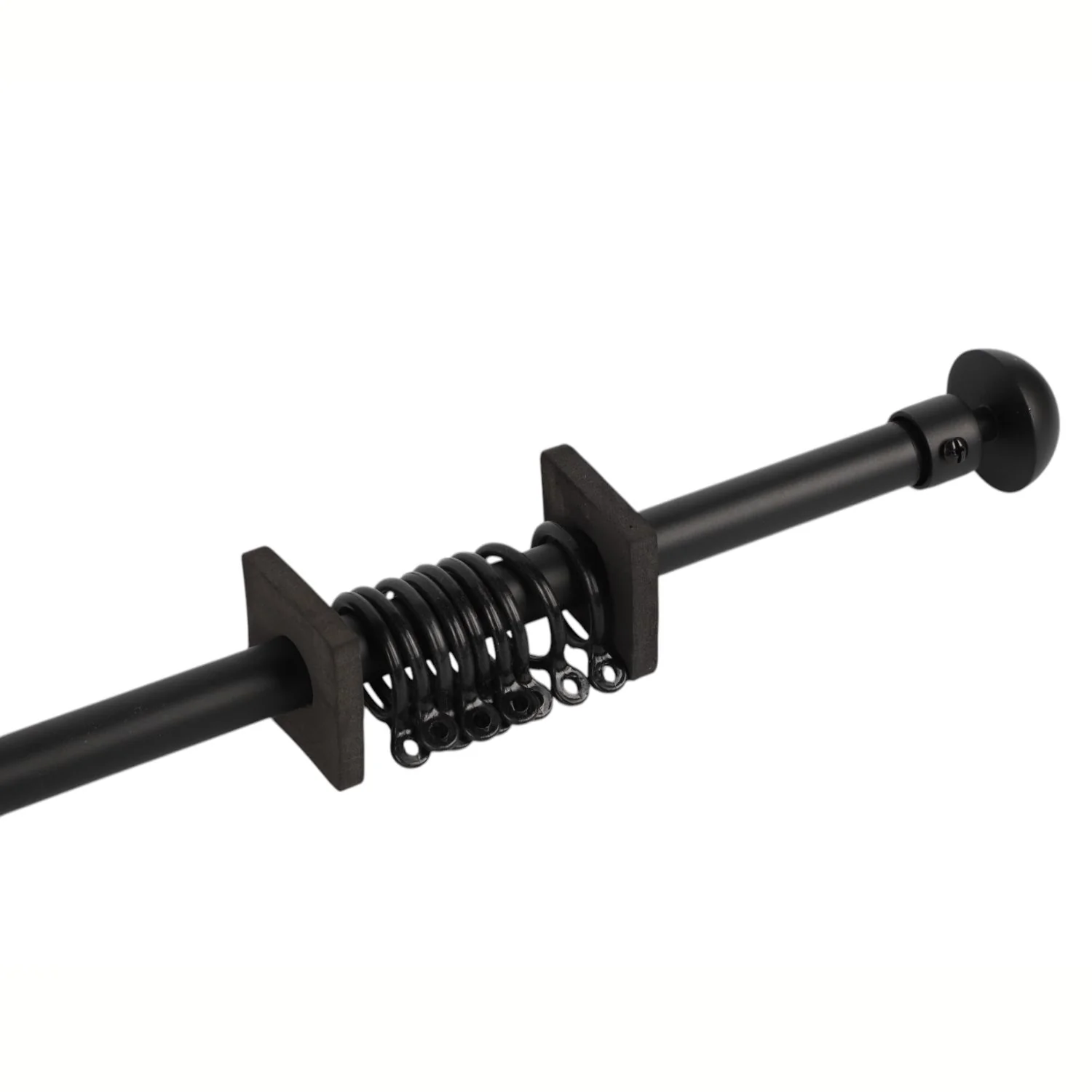 Barra Tubo Ajustable Cromado Para Cortinas 70-120Cm Hierro Resistente Y Diseño Moderno. - Image 2