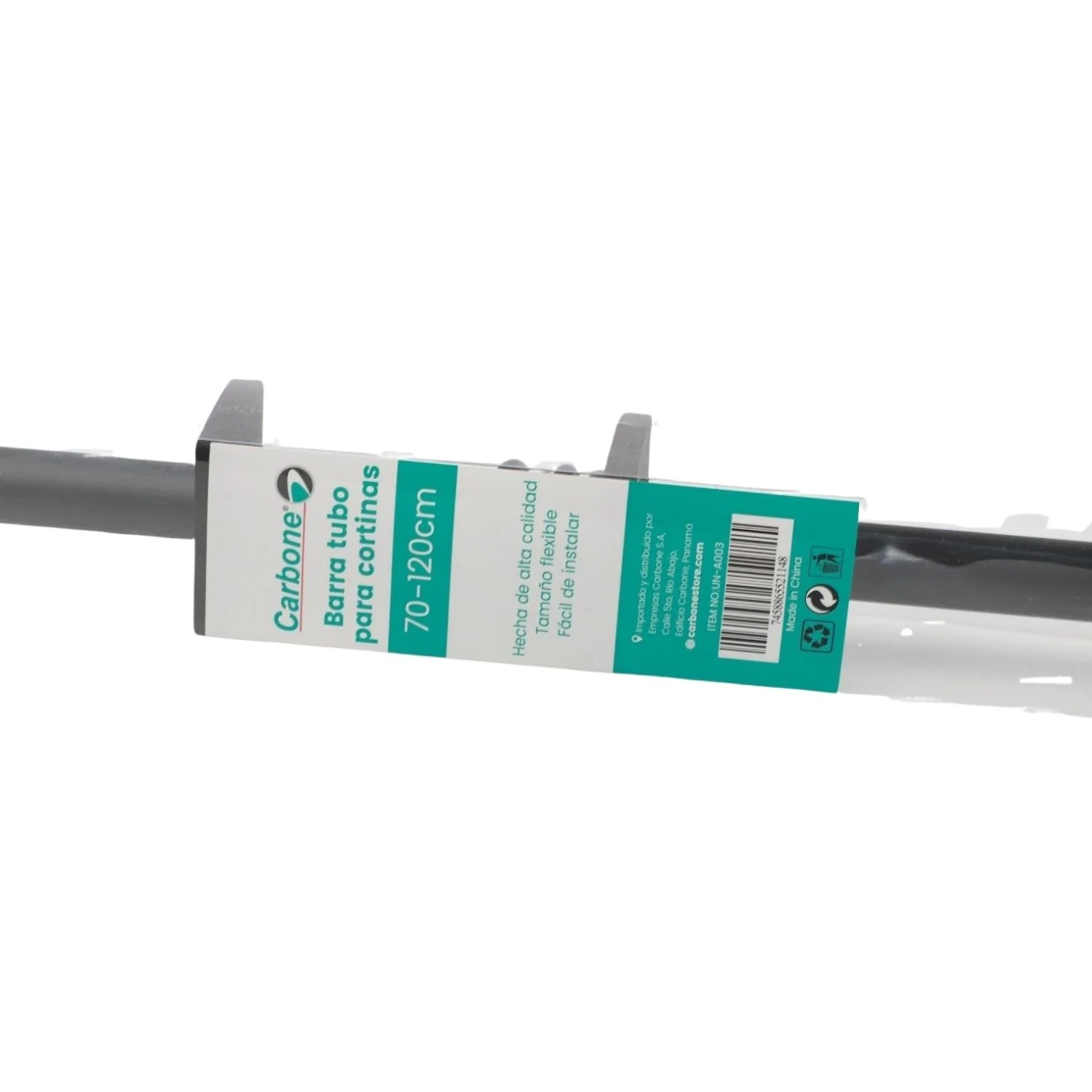 Barra Tubo Ajustable Cromado Para Cortinas 70-120Cm Hierro Resistente Y Diseño Moderno. - Image 6