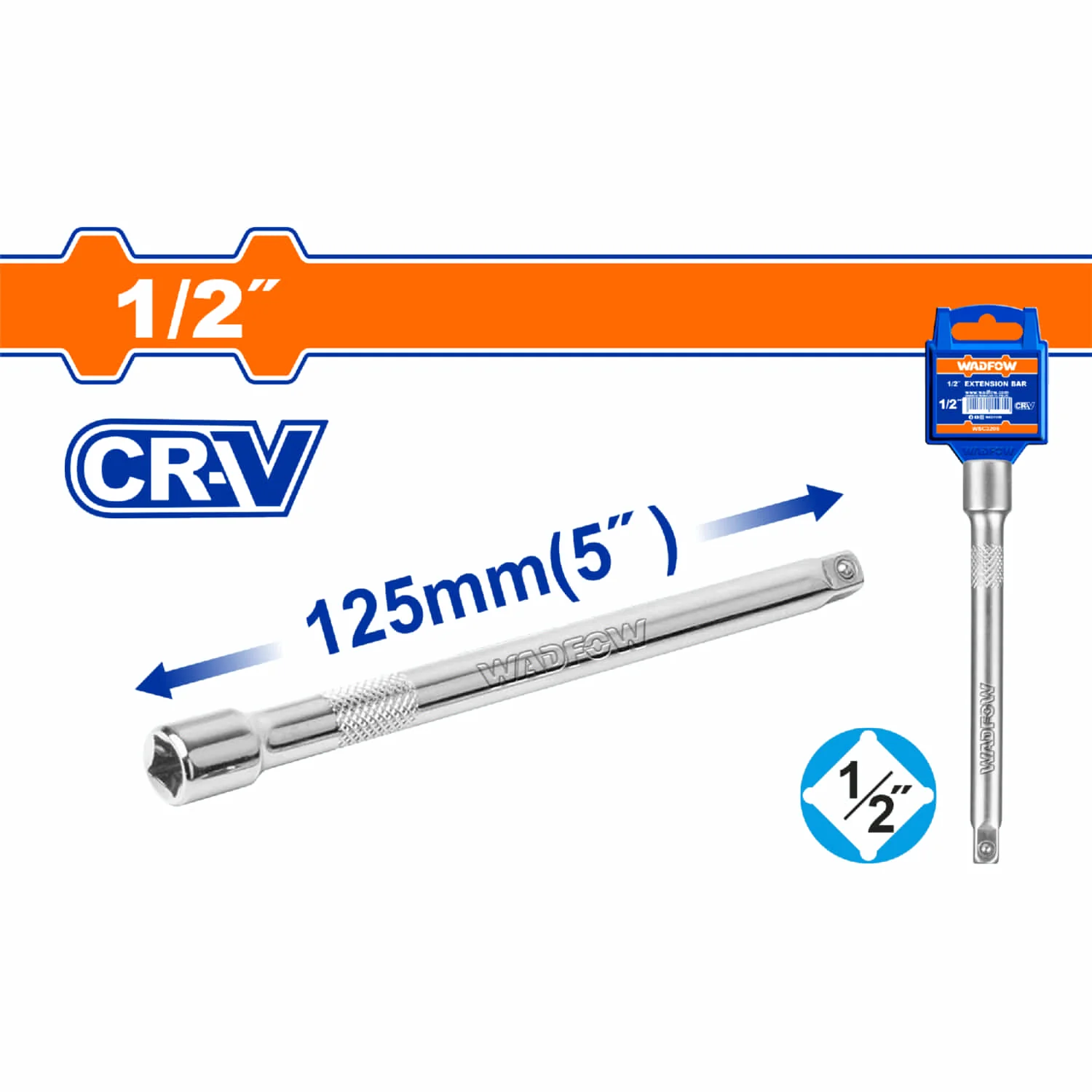 Barras De Extensión Para Sockets De 1/2". Cr-V. Tratamiento Térmico. Cromado. - Image 2