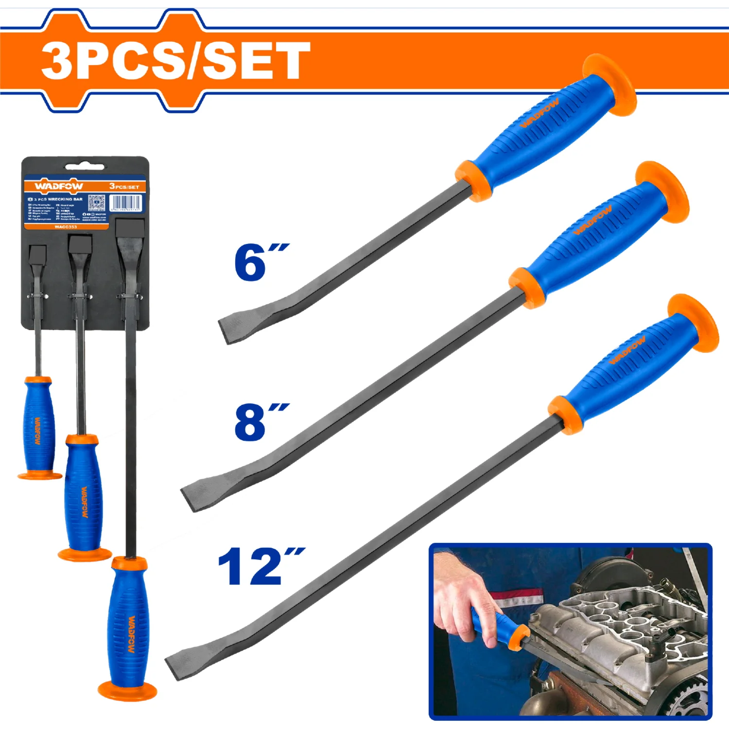 Barras De Palanca De Paso Tamaño: 6, 8, 12 Mm. Se Vende En Juego De 3 Piezas. Ideal Para Abrir. - Image 2