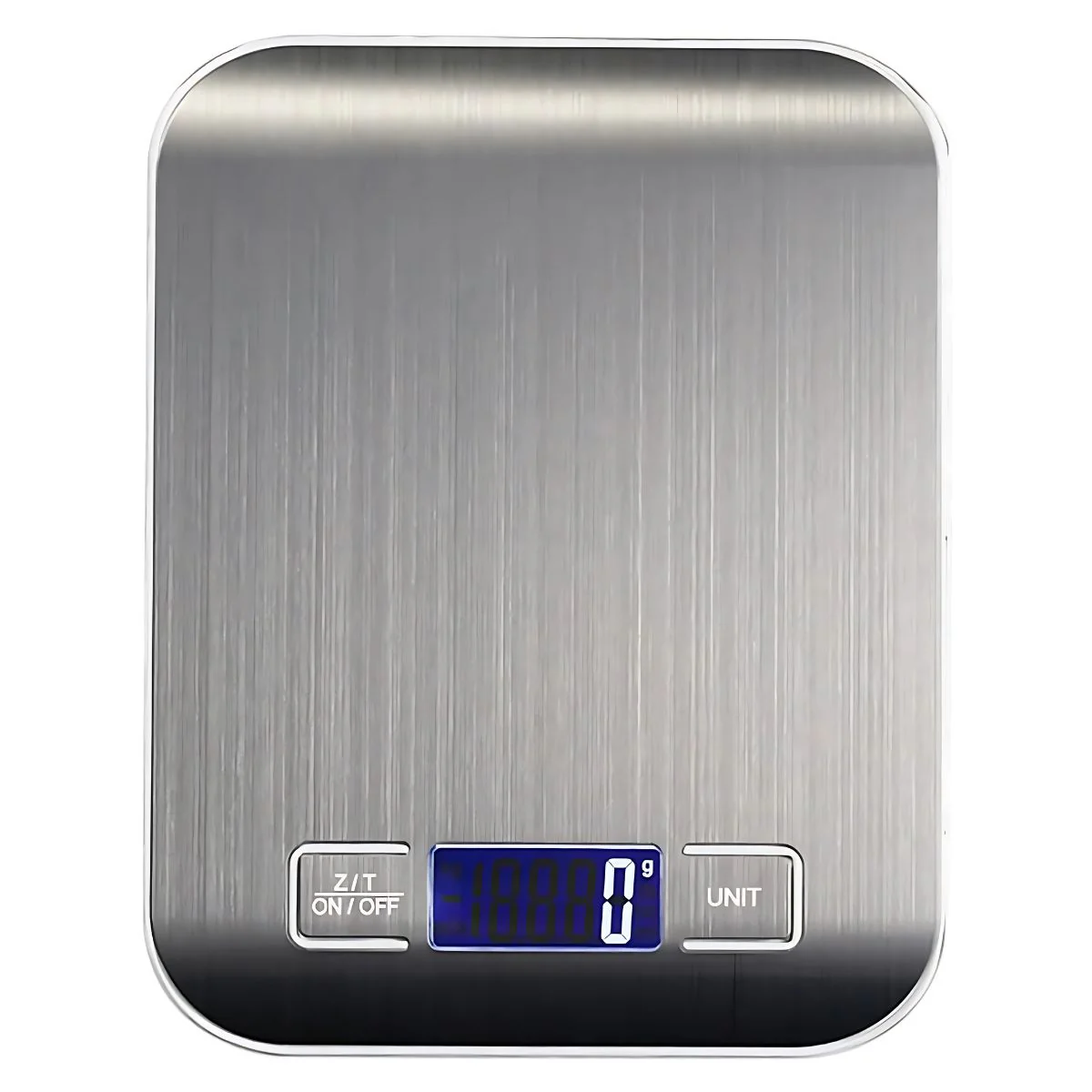 Báscula Balanza De Cocina Digital 10KG Acero Inoxidable Con Pantalla LCD. Pesa Balanza Para Alimentos.