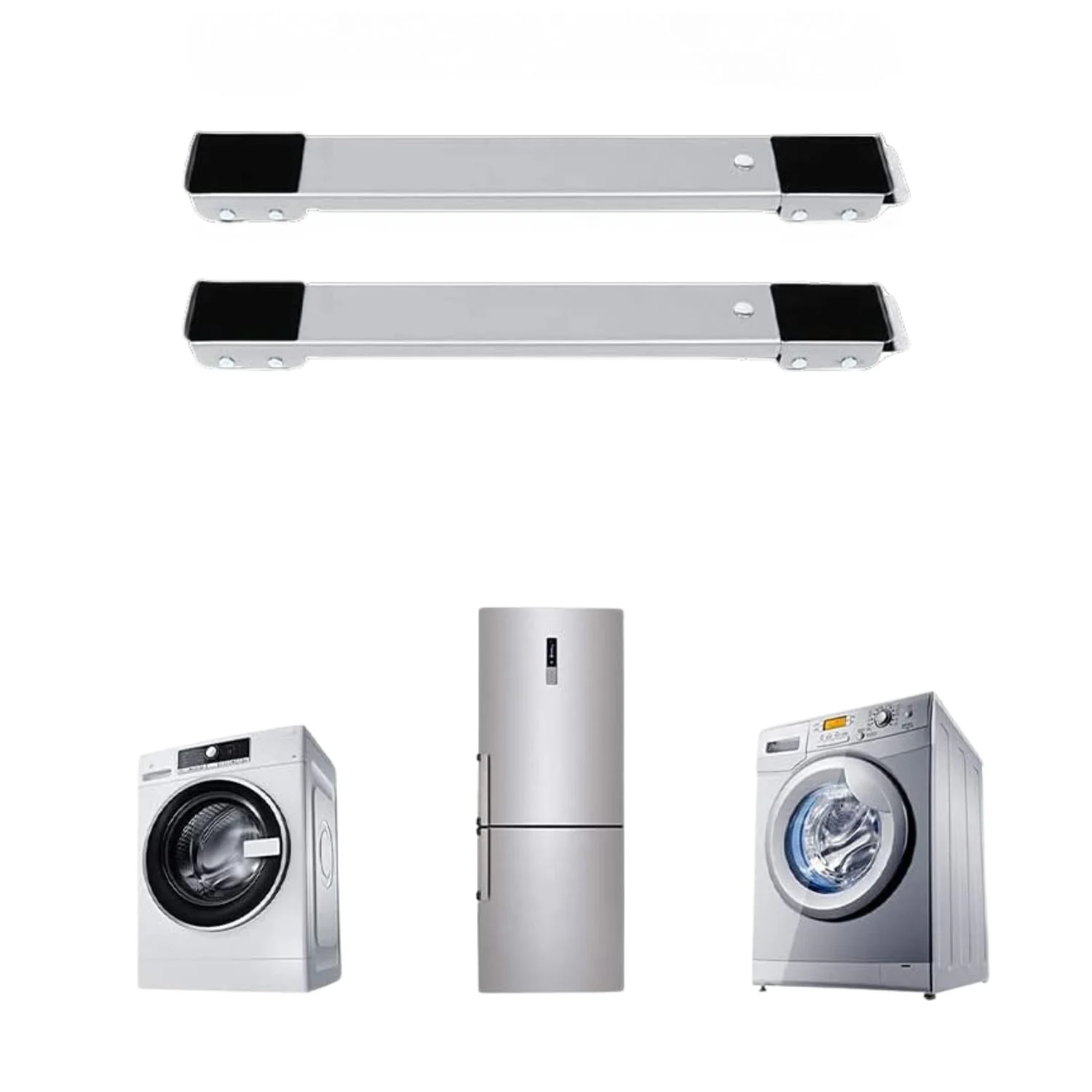 Base Con Ruedas Para Mover Muebles 18"-28" De Hierro, Resistente Para Almacenamiento Y Mudanza. Base Ajustable Rodante. - Image 5