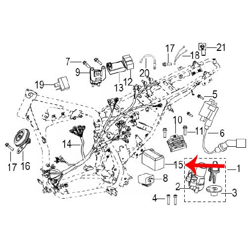 Bateria Para Moto DTX7L-BS 12V 6Ah (TX200 / TNT25 / LEONCINO250 / TRK251) - Image 3