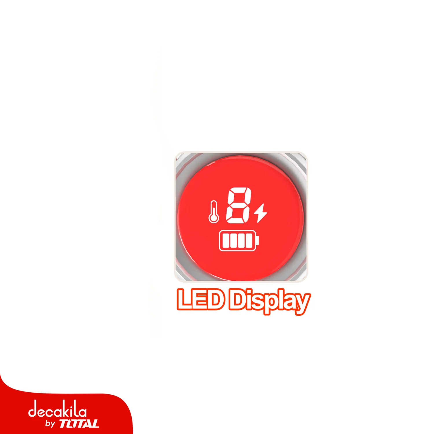 Batidora De Mano Inalámbrica Roja 125W. 16V. 7 Velocidades. Batería Y Cargador Por Separado. - Image 3