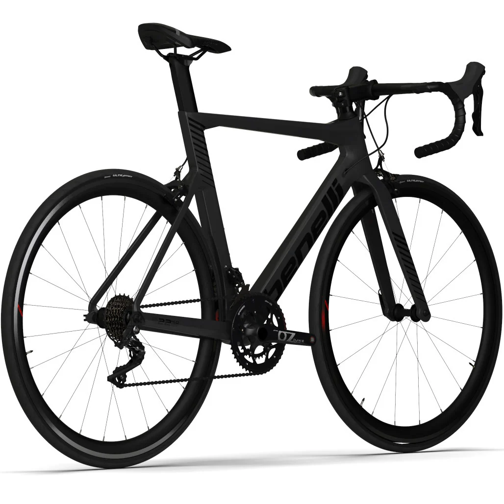 Bicicleta De Ruta De Fibra De Carbono De Alto Rendimiento, Rin 700 Benelli. Color Gris/Negro, Talla - Image 3